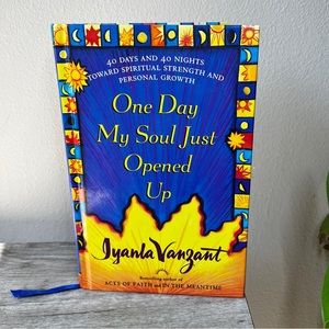 lyanla Vanzant Hardcover “One Day My Soul Just Opened Up” 1998 Fireside